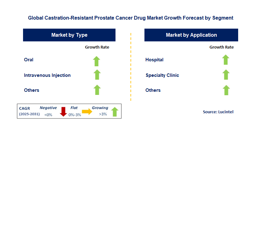 Castration-resistant Prostate Cancer Drug Market by Segment